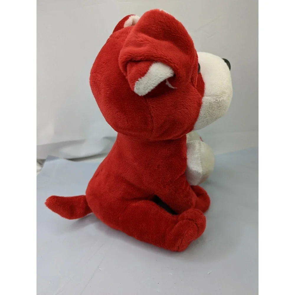 Walmart Red Dog Plush Puppy 10 Inch Kiss Me Heart Stuffed Animal Toy